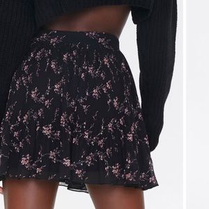 Forever21 cute black mini skirt
